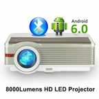 eug wifi projector smart home theater youtube netflix apps airplay tv zoom hdmi