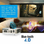 blue tooh wifi projector hd smart home theater online tv wlan wireless movie us