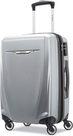 Winfield 3 DLX Hardside Expandable Luggage with Spinners, Silver, Carry-On 20-Inch
