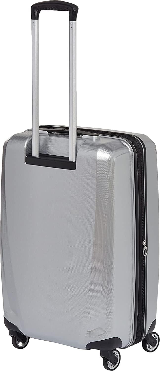 Winfield 3 DLX Hardside Expandable Luggage with Spinners, Silver, Carry-On 20-Inch
