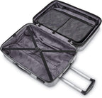 Winfield 3 DLX Hardside Expandable Luggage with Spinners, Silver, Carry-On 20-Inch