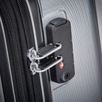 Winfield 3 DLX Hardside Expandable Luggage with Spinners, Silver, Carry-On 20-Inch