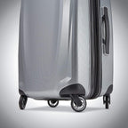 Winfield 3 DLX Hardside Expandable Luggage with Spinners, Silver, Carry-On 20-Inch