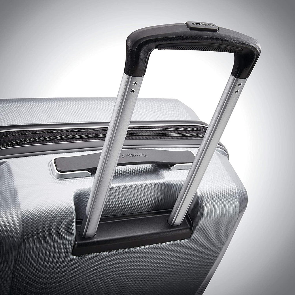 Winfield 3 DLX Hardside Expandable Luggage with Spinners, Silver, Carry-On 20-Inch