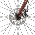Hiland Road Hybrid Bike Urban City Commuter Bicycle with Disc Brake for Men Comfortable Bicycle 700C Wheels 24 speeds Bikes Red 57cm