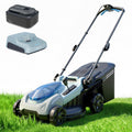 18-Inch Electric Lawn Mower, 40V Self-Propelled Cordless Lawn Mower with 4.0Ah Battery &amp; Charger, Brushless Motor, 2-in-1 Mulching &amp; Bagging, 6-Position Height Adjustment, for Small to Medium Yards