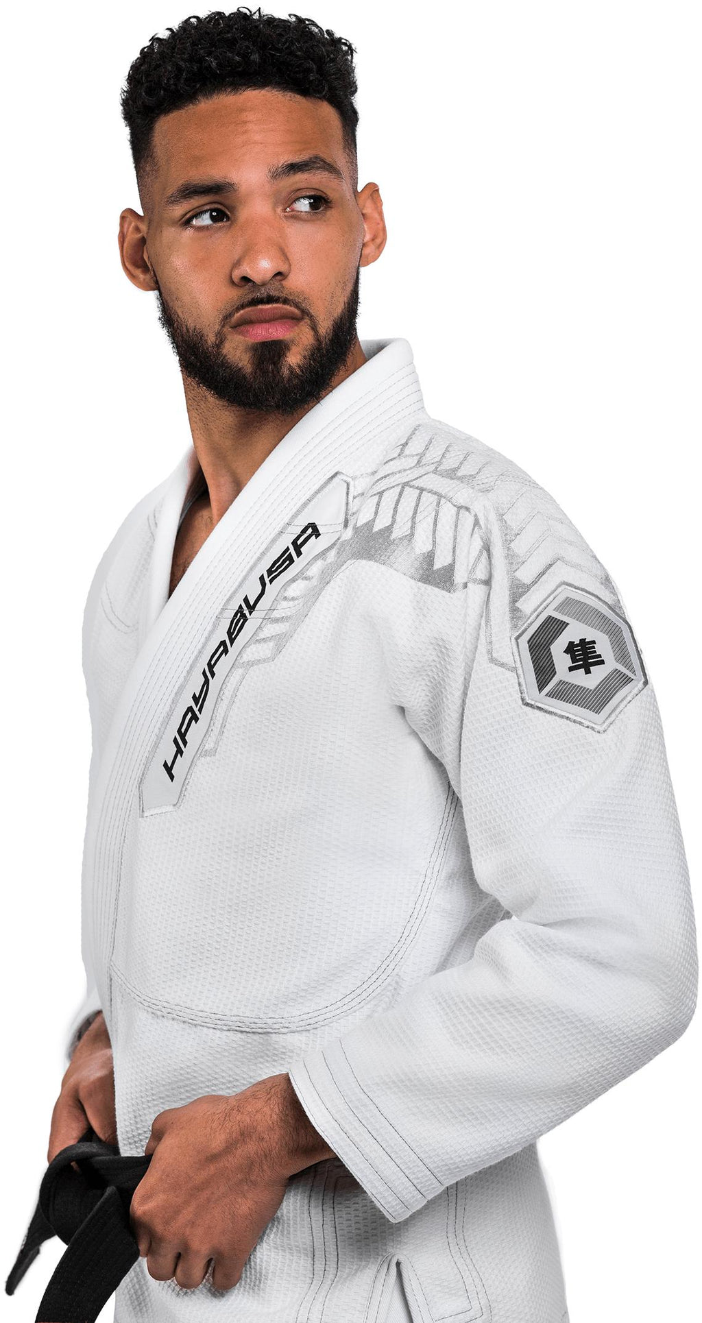 Hayabusa Warrior Gold Weave Jiu Jitsu Gi, White A0
