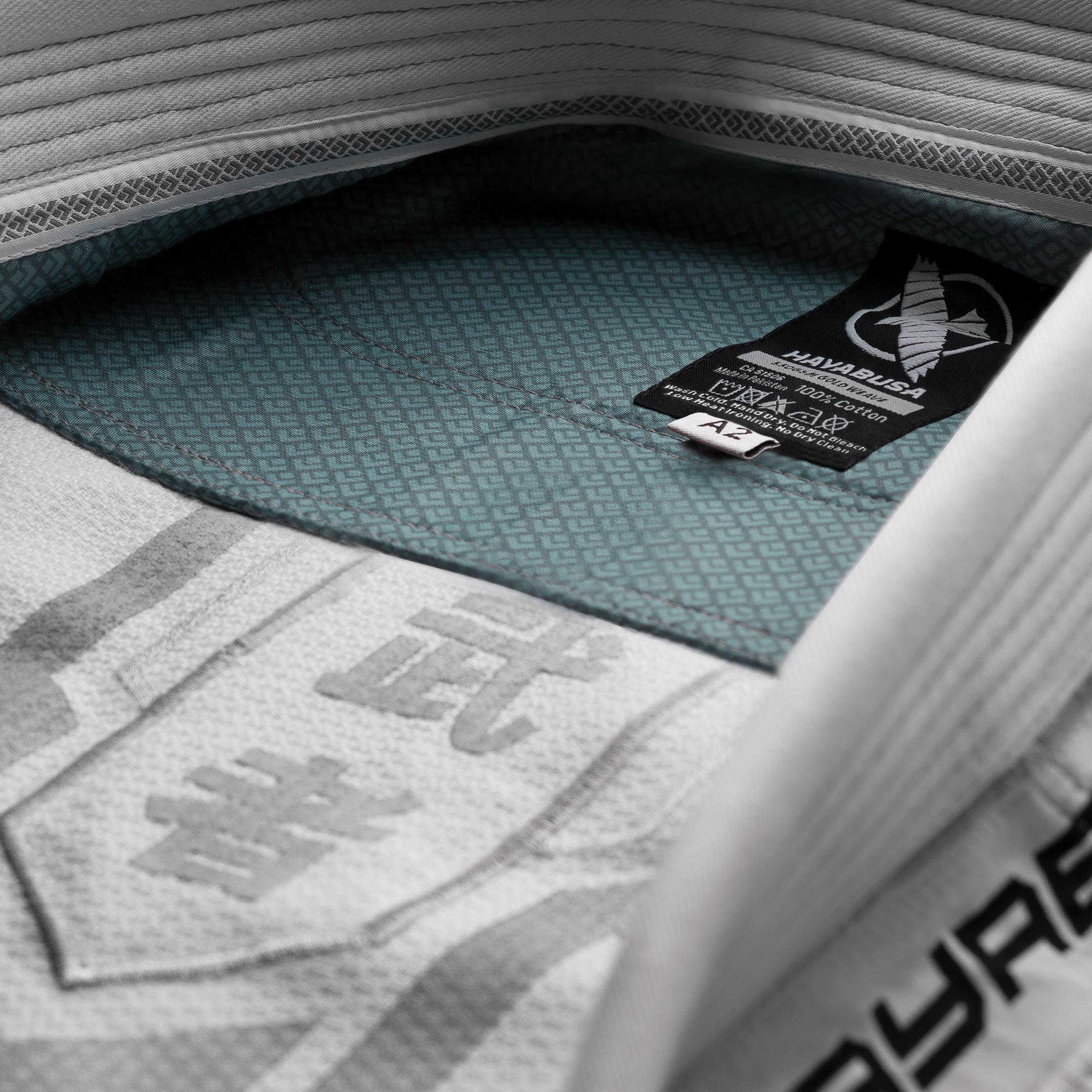 Hayabusa Warrior Gold Weave Jiu Jitsu Gi, White A0