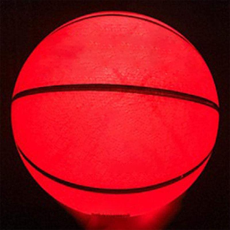 Night Light Basketball High Brightness LED Growing PU Basketball Training