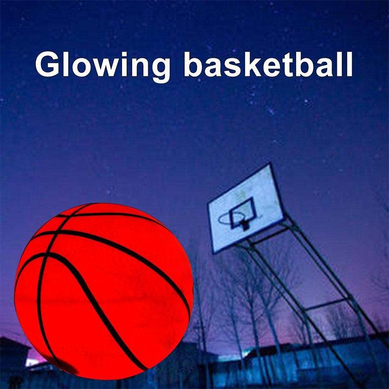 Night Light Basketball High Brightness LED Growing PU Basketball Training