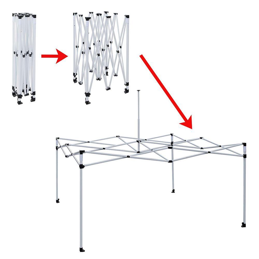10 ft. x 10 ft. White Canopy Tent