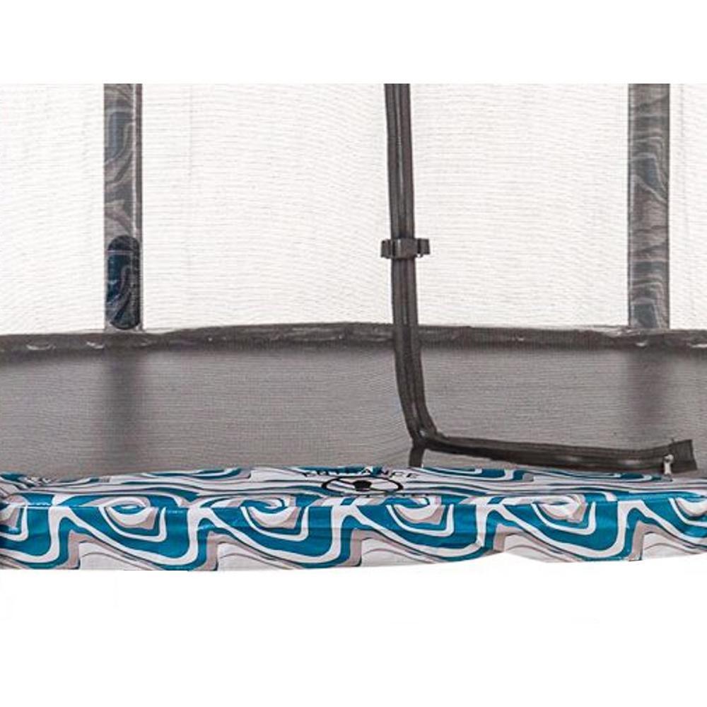 Super Trampoline Replacement Safety Pad (Spring Cover) Fits for 16 ft. Round Frames in Maui Marble