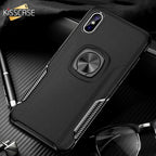 Phone Case - Metal Ring Shockproof Holder Phone Case for iPhone X XR XS MAX