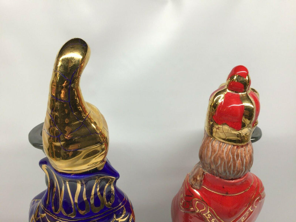 14" Mantle Nativity Figurines 3 Wise Men Candle Holders 2 Camels