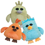 Grriggles Corduroy Cool Dudes Dog Toys 54 Piece Refill Multi Style