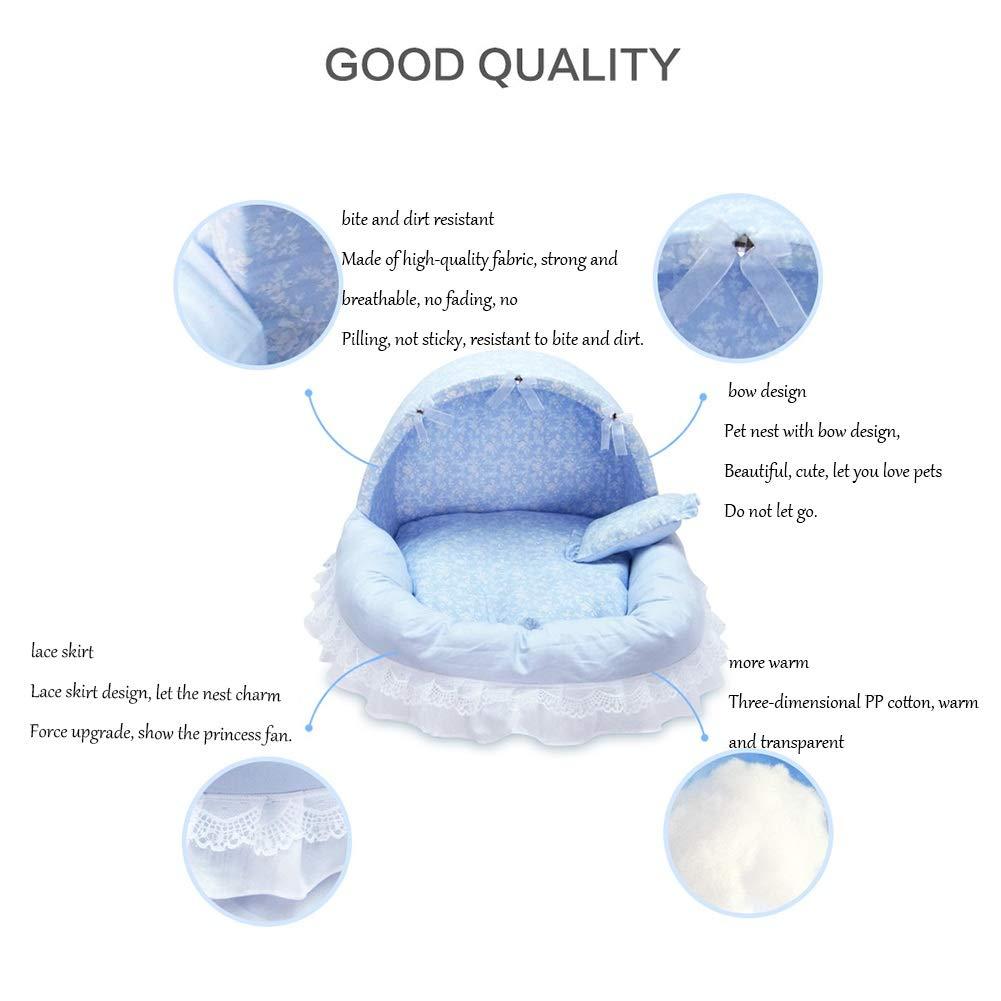 Zjyfywpj Dog Apartment Windproof and Warm Dog Nest Dog Cave Shape Uniquely Can Be Placed Anywhere in Home