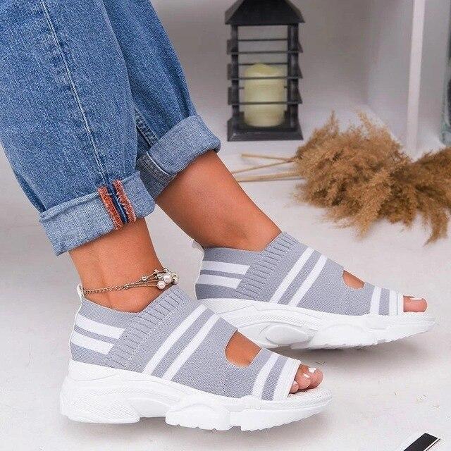 New Women Summer Comfy Vulcanize Sandals Shoes