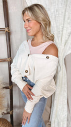 The Stone Cold Boucle Cardigan