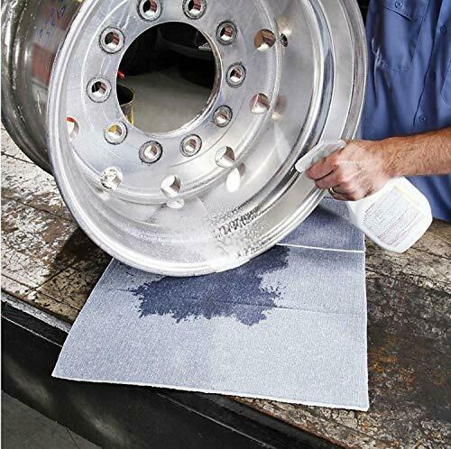 Pig Blue Super Absorbent Pads 50-Count | Oil Spill Mats | Made with 90% R...