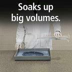 Pig Blue Super Absorbent Pads 50-Count | Oil Spill Mats | Made with 90% R...