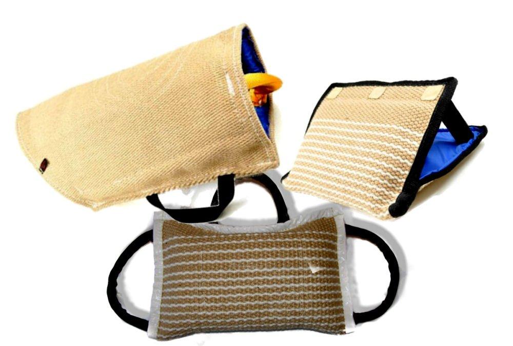 Redline K9 3 Piece Puppy Bundle 1 - Jute Puppy Sve / 1-3 Handle Jute Bite Pillow / 1-3 Handle Jute ing Wedge