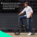 ANCHEER 14'' / 12'' Electric Bike Electric Bicycle, APP Control 500W / 350W Folding Electric Commuter Bike 20MPH Adults/Teens City Ebike with 48V 7.5Ah / 6Ah Battery