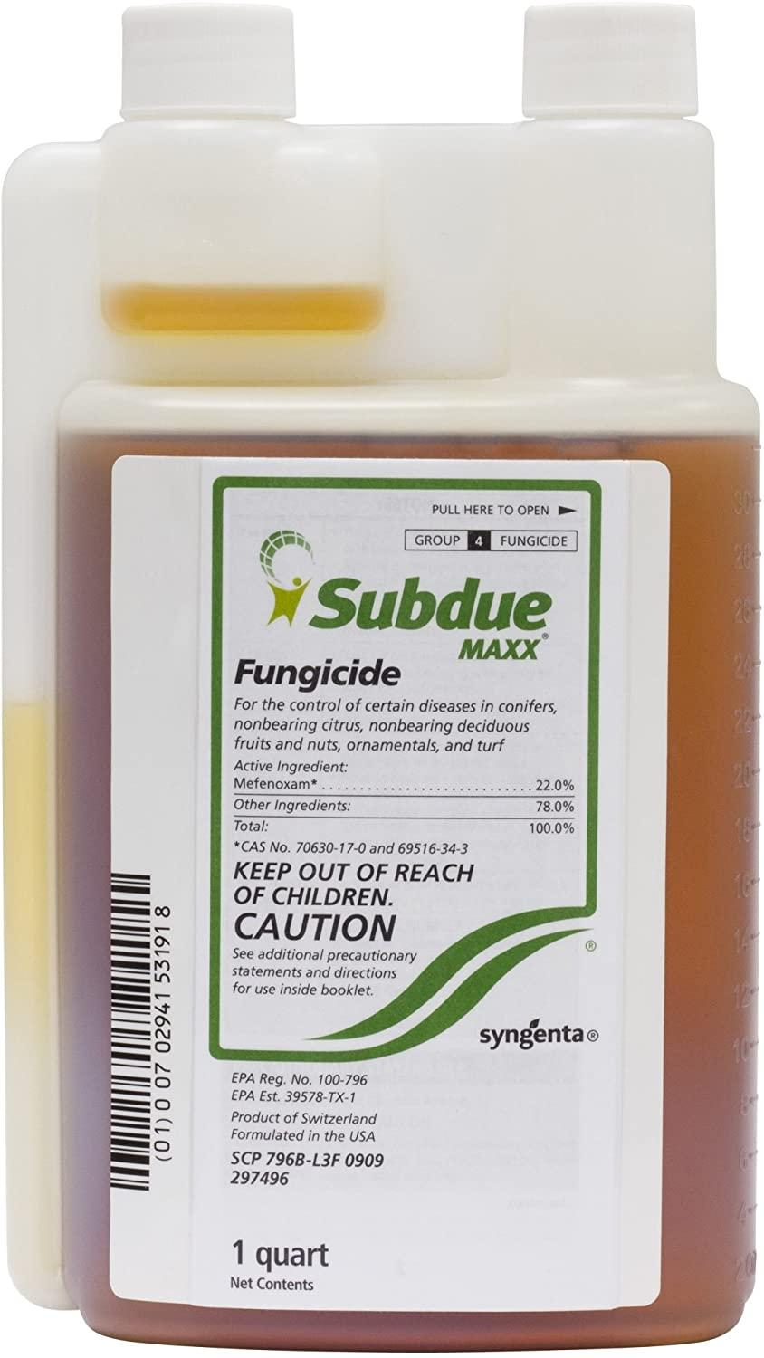 syngenta subdue maxx fungicide 1qt