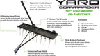 yard commander 40" tow-behind de-thatcher