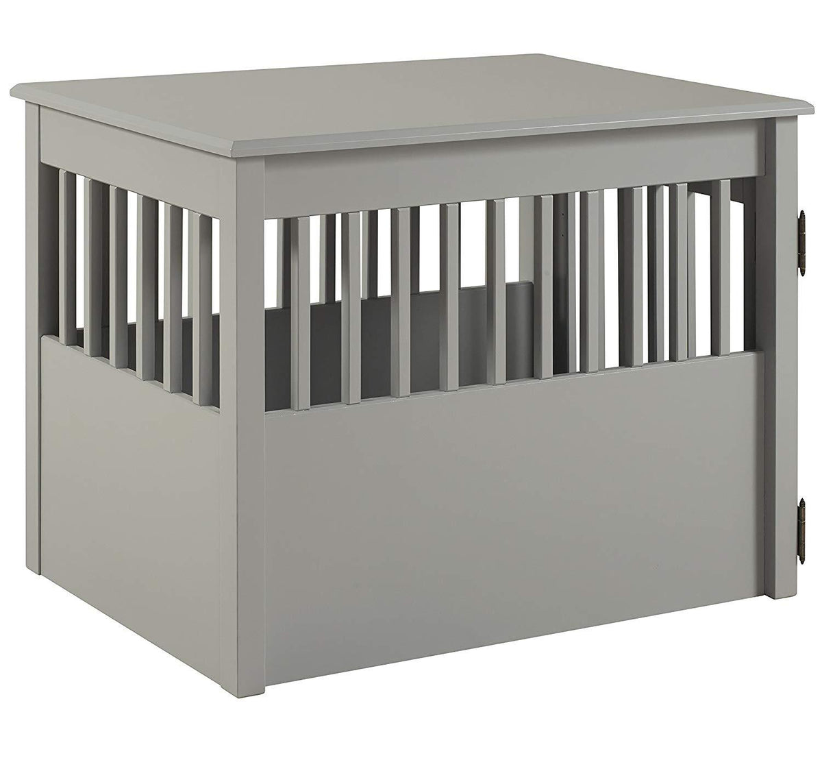 BarkLarPet Crate End Table - Grey Finish