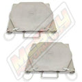Medium Duty Commercial Truck Alignment Rack  Steel Turn Plate Table Set