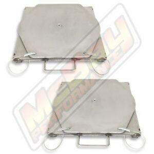 Medium Duty Commercial Truck Alignment Rack  Steel Turn Plate Table Set