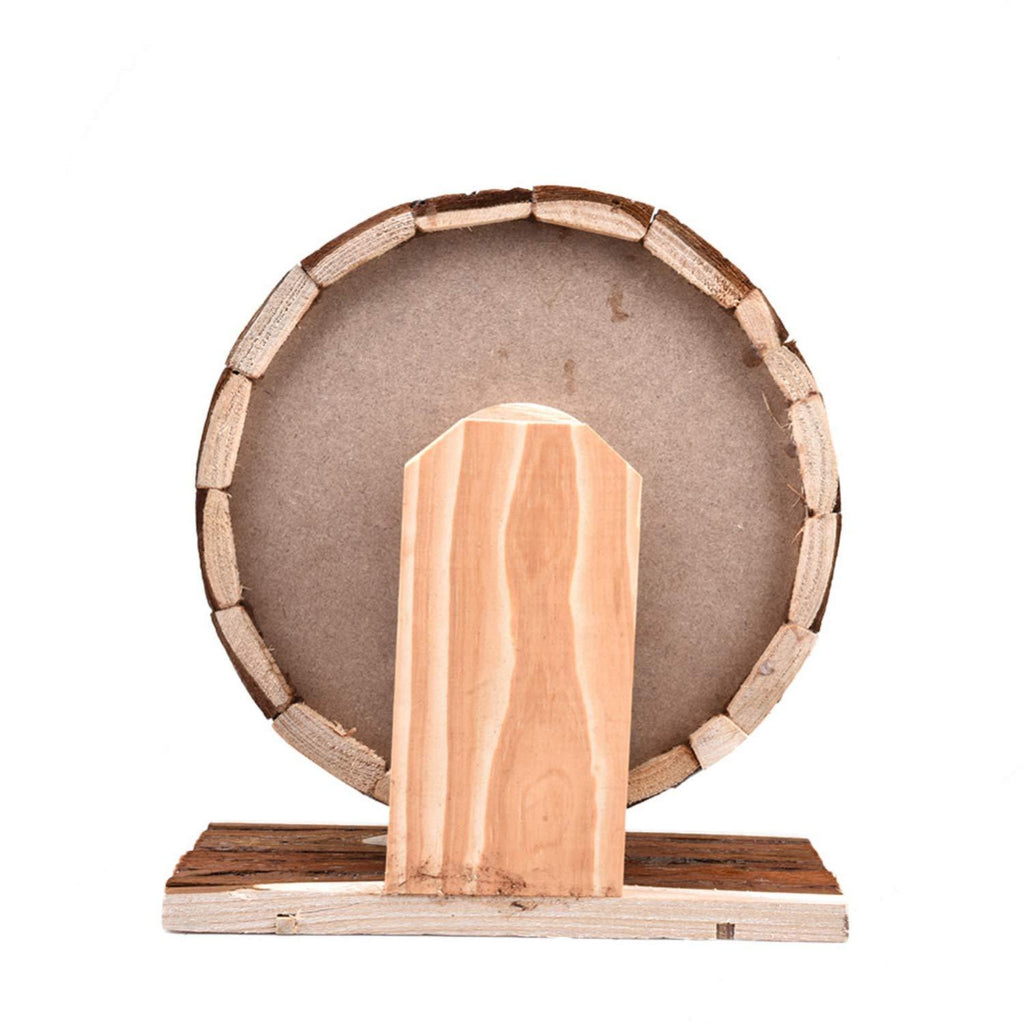 FidgetKute Wooden chew Toys Runner Exercise Wheel Cute Small Pets Hamster Squirrel