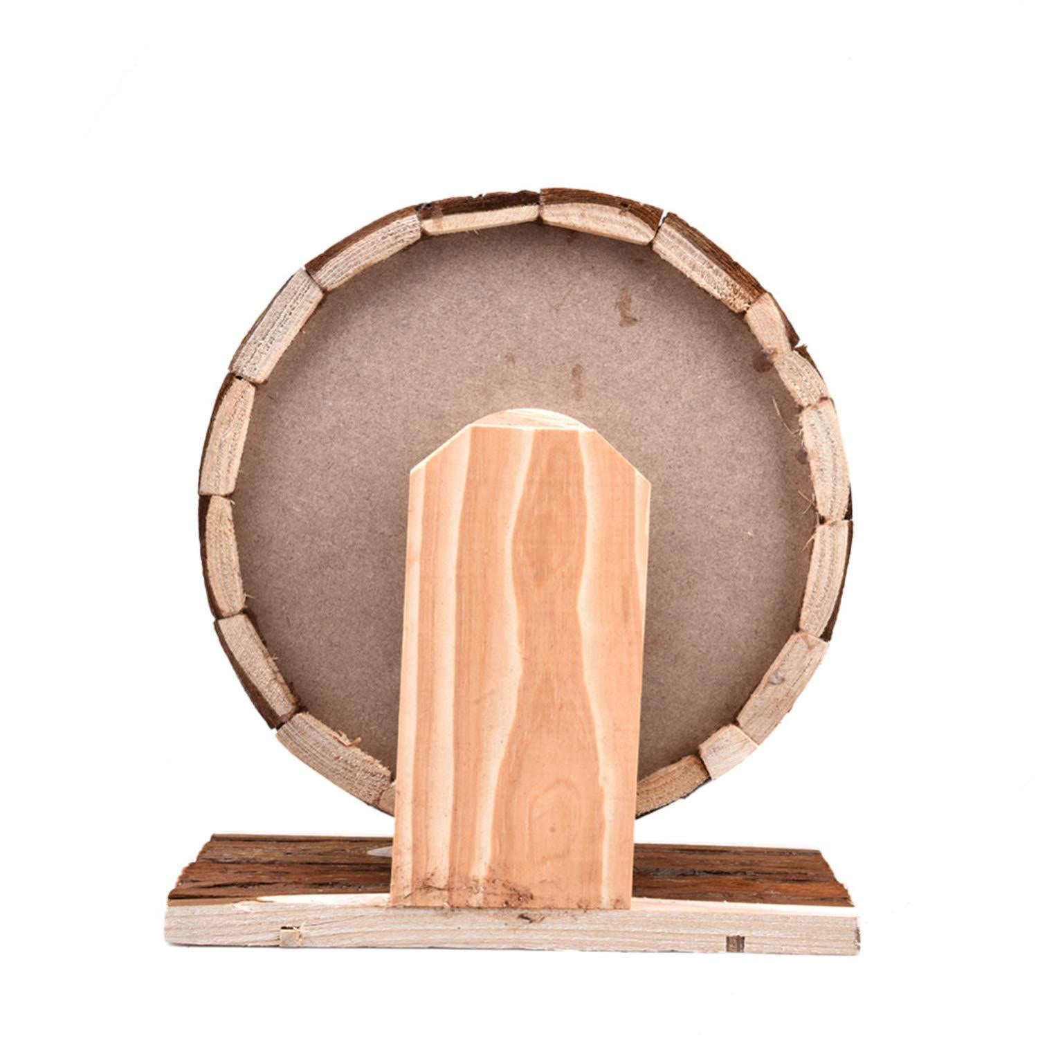 FidgetKute Wooden chew Toys Runner Exercise Wheel Cute Small Pets Hamster Squirrel