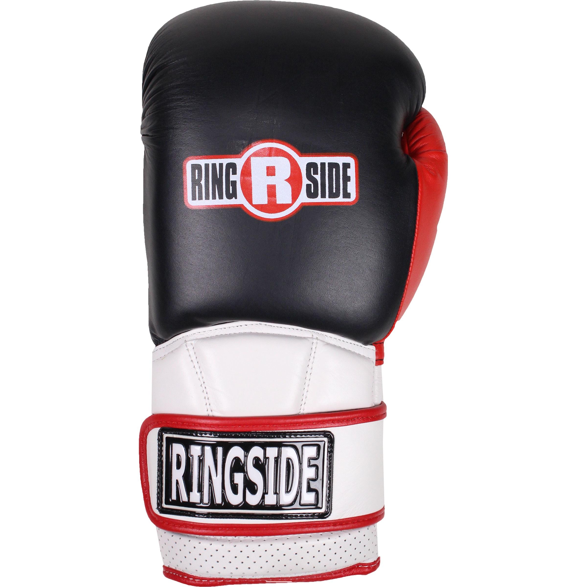 Ringside Pro Style IMF TechTraining Gloves 16 oz Black / White / Red