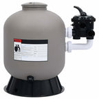 maboto pool sand filter with side mount 6-way valve gray