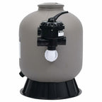maboto pool sand filter with side mount 6-way valve gray