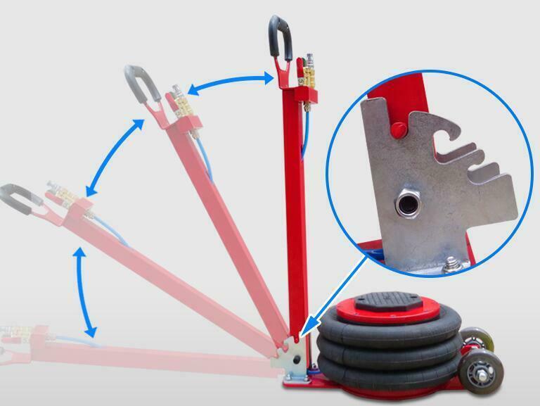 3 Tons/6600lbs Air Bag Jack Lifting Stand Autoshop Tool