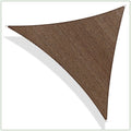 28 ft. x 28 ft. 190 GSM Brown Equilateral Triangle Sun Shade Sail