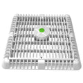 AquaStar Pool Products AquaStar WAV9WR101 9" Suction Outlet Cover with Vented Riser Ring - White