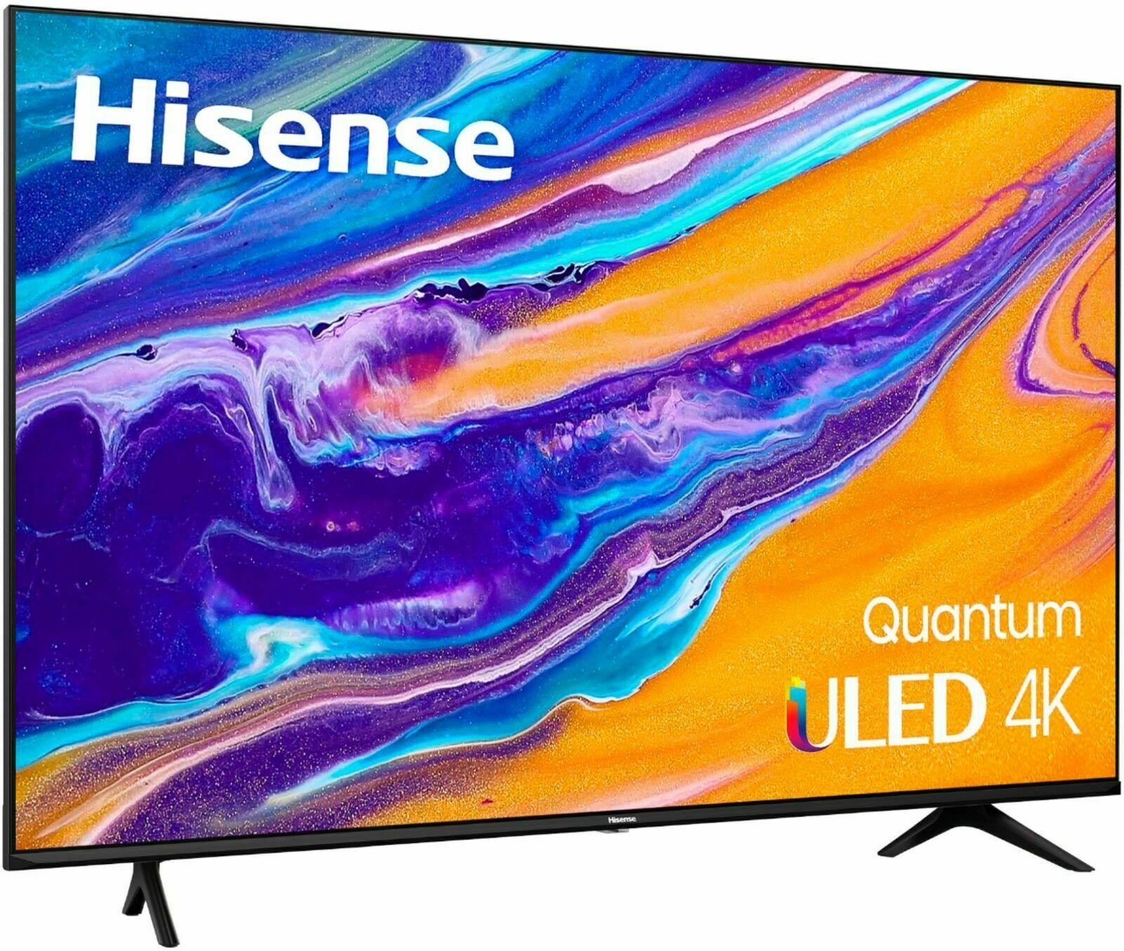 hisense 75" u6g series 4k ultra hd uled android smart tv - 4 hdmi (2021)
