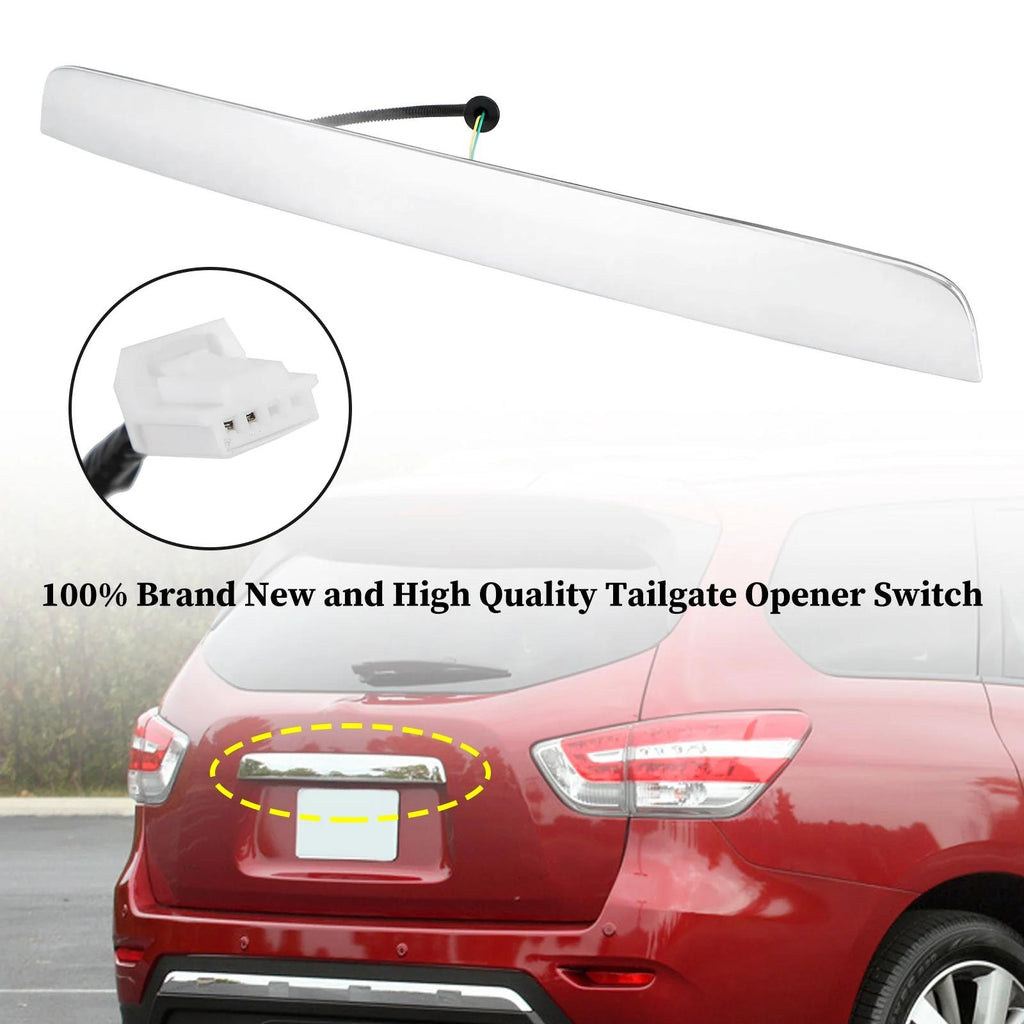 2014-2015 Nissan Pathfinder Platinum/SL/SV Hybrid Sport Utility 4-Door 2.5L 2488CC 90810-9PG0A Chrome Rear Liftgate Handle Fedex Express Generic
