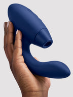 Womanizer Duo 2 Rechargeable Silicone G-Spot and Clitoral Stimulator, Blue | Blue