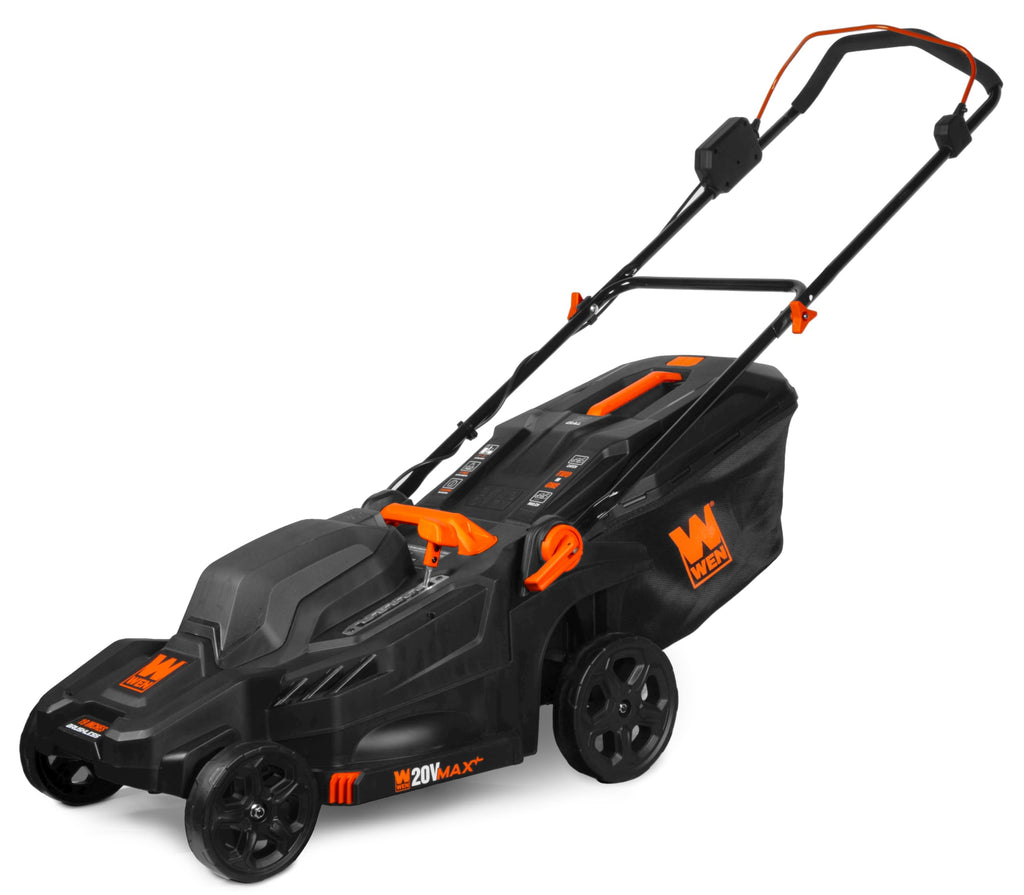 20V Max 2-in-1 19-Inch Cordless Brushless Lawn Mower and Mulcher with Two 5Ah Batteries and Dual Port Charger (20839)