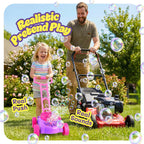 Bubble Lawn Mower for Toddlers 1-3, Bubble Machine for 1-Year-Old Girl Gifts, Toddler Outdoor Toys for 2-Year-Old Girl Birthday Gift, Push Summer Gardening Toys for Toddlers A1 2 3 +