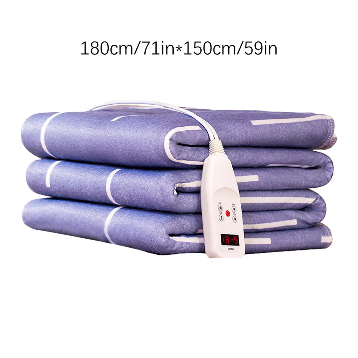 Fuieoe Small Electric Blanket Household Non-woven Heating Pads Bedroom Waterproof Double Dual-control Smart Thermostat Electric Blankets