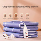 Fuieoe Small Electric Blanket Household Non-woven Heating Pads Bedroom Waterproof Double Dual-control Smart Thermostat Electric Blankets