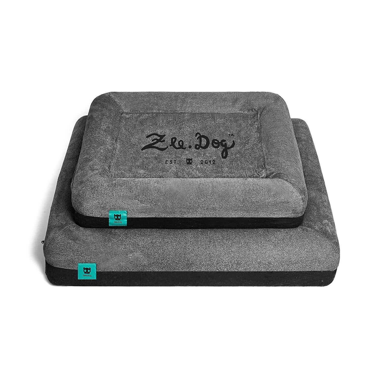 ZEE.DOG | Zee.Bed 2.0 for Dogs | Memory Foam Orthopedic Dog Bed | Removable Microfiber Cover