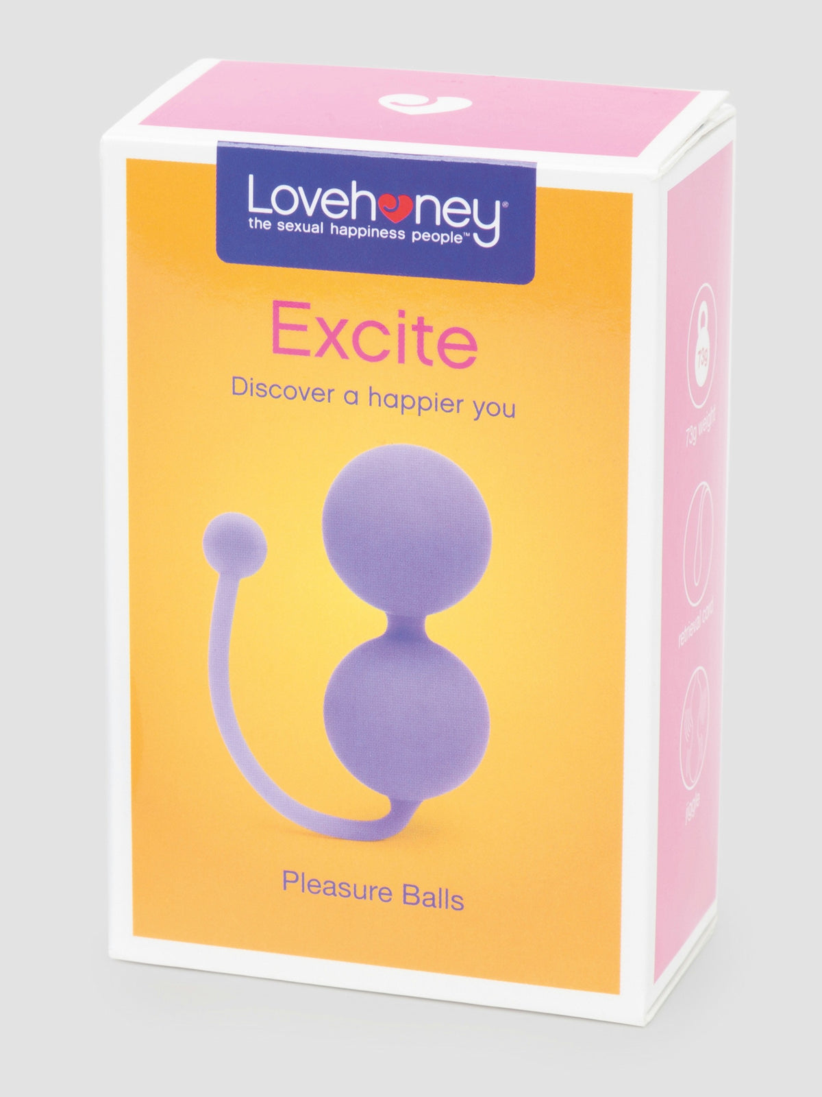 Lovehoney Excite Silicone Pleasure Balls 74g, Purple