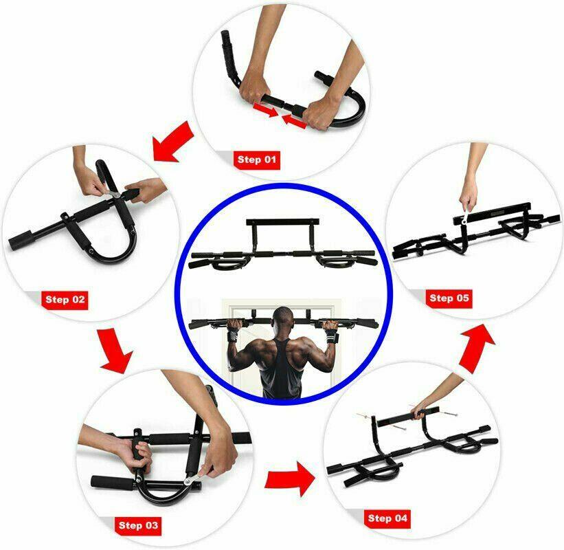 Home Gym Multi-Grip Chin-Up Pull-Up Bar Bar