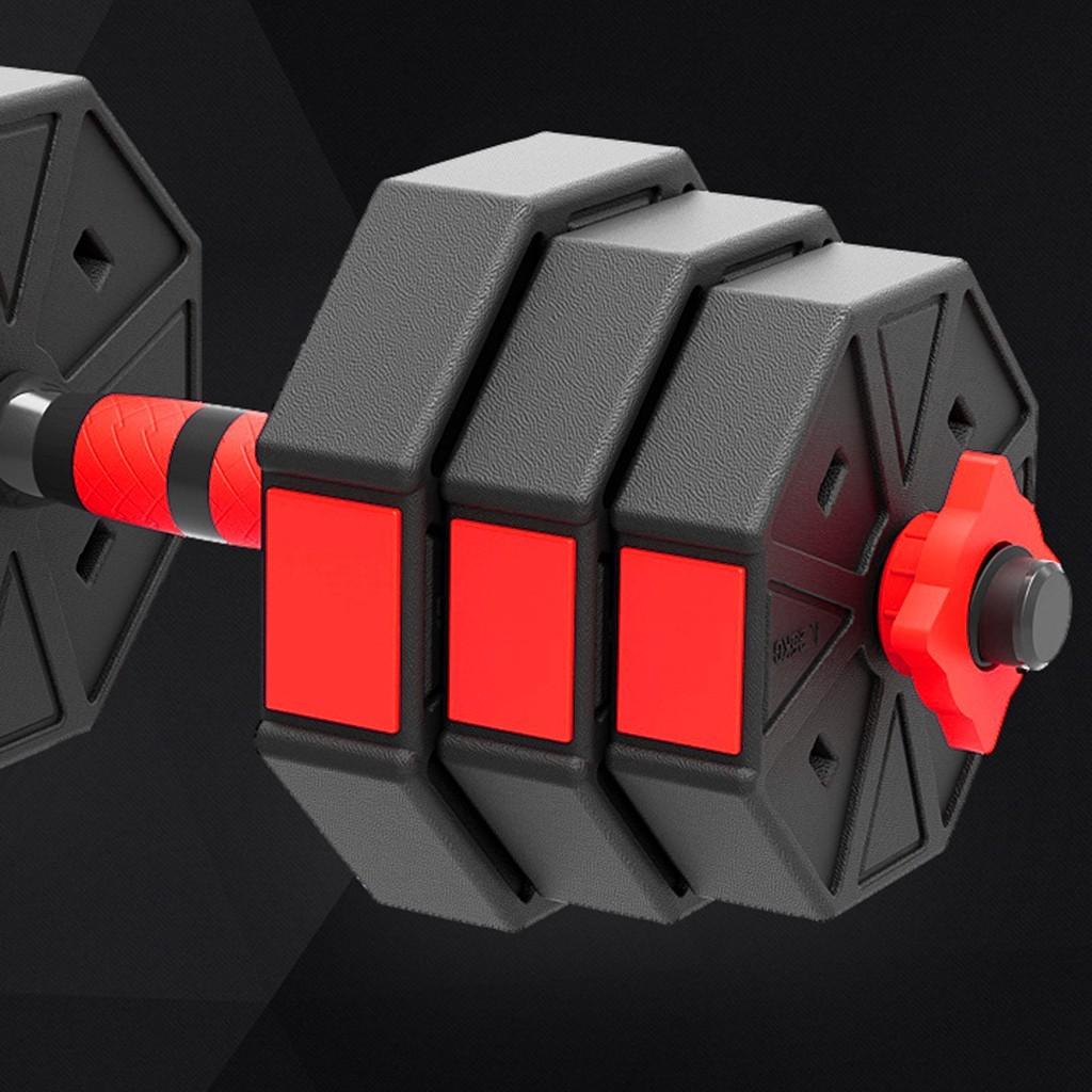 Oxodoi Weights Dumbbell Barbell Set, 22Lbs 44Lbs 66Lbs 3 in 1 Adjustable Weights Dumbbells Set, Home Fitness Weight Set Gym Workout Exercise Training with Connecting Rod for Men Women